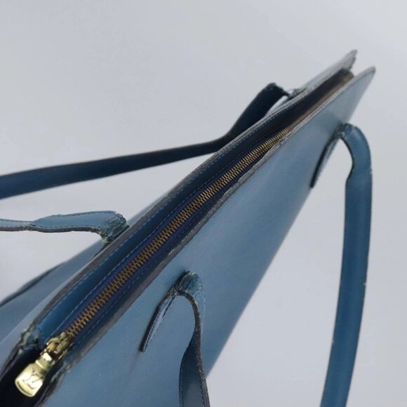 LOUIS VUITTON Epi Saint Jacques Shopping Shoulder Bag Blue Auth - Picture 7 of 16